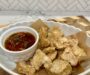 Air Fryer Crispy Tofu with Spicy Garlic Sauce