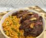 Creamy Spicy Buldak Noodles and Ribeye Steak