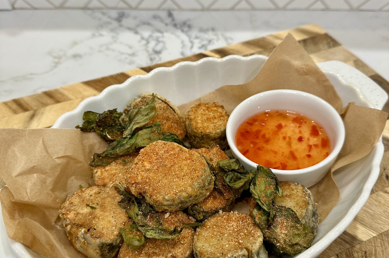 Air Fried Crispy Enoki Mushroom Rolls