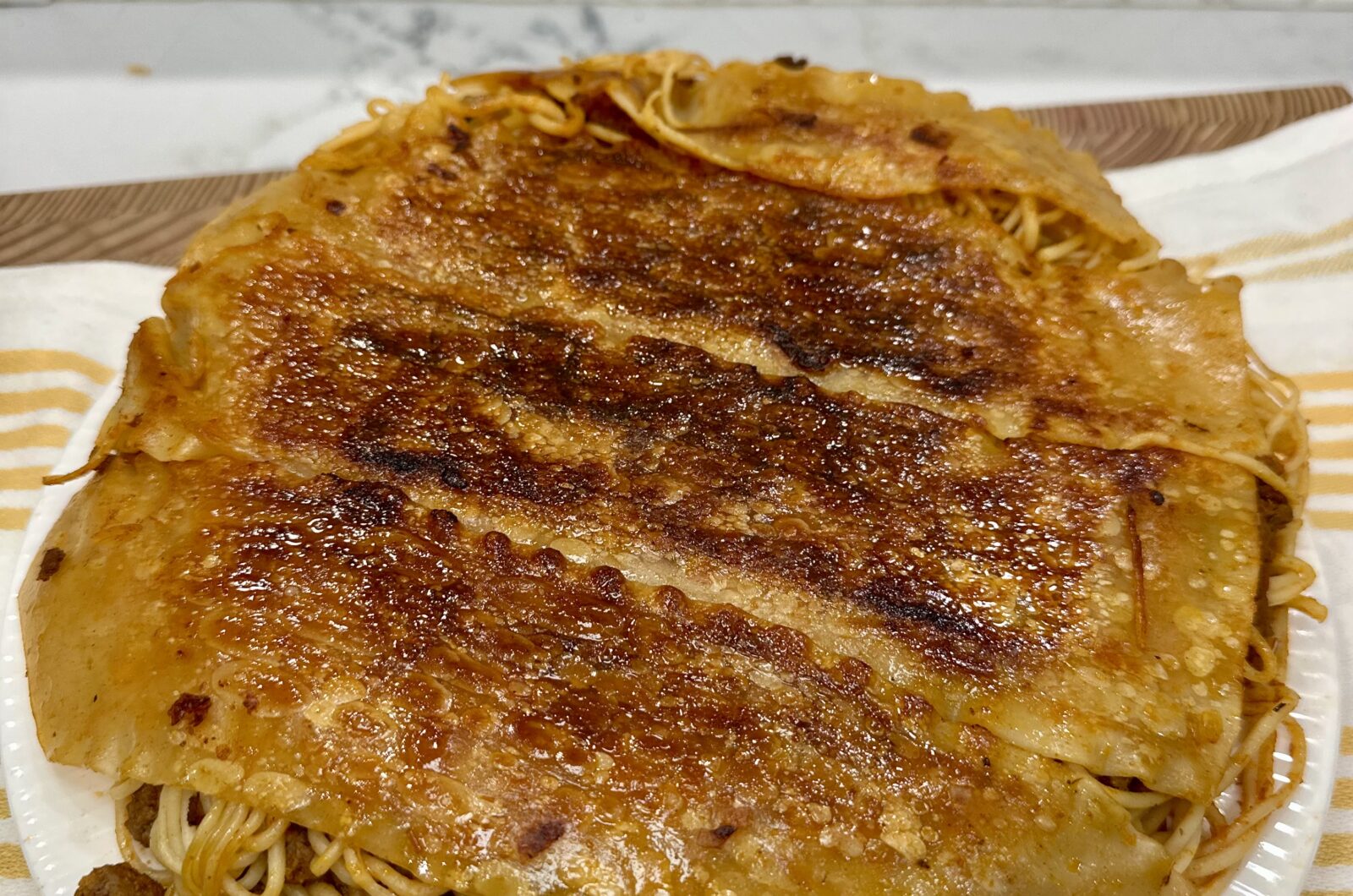Makaroni Persian Spaghetti (Tahdig) 
