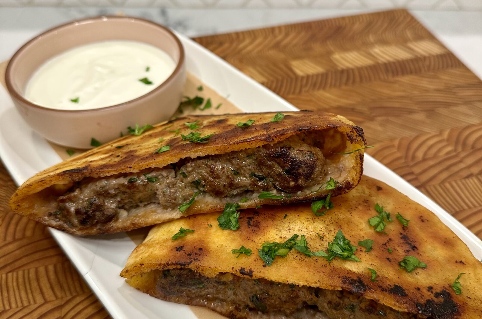 Beef Arayes (Lebanese Street Food)