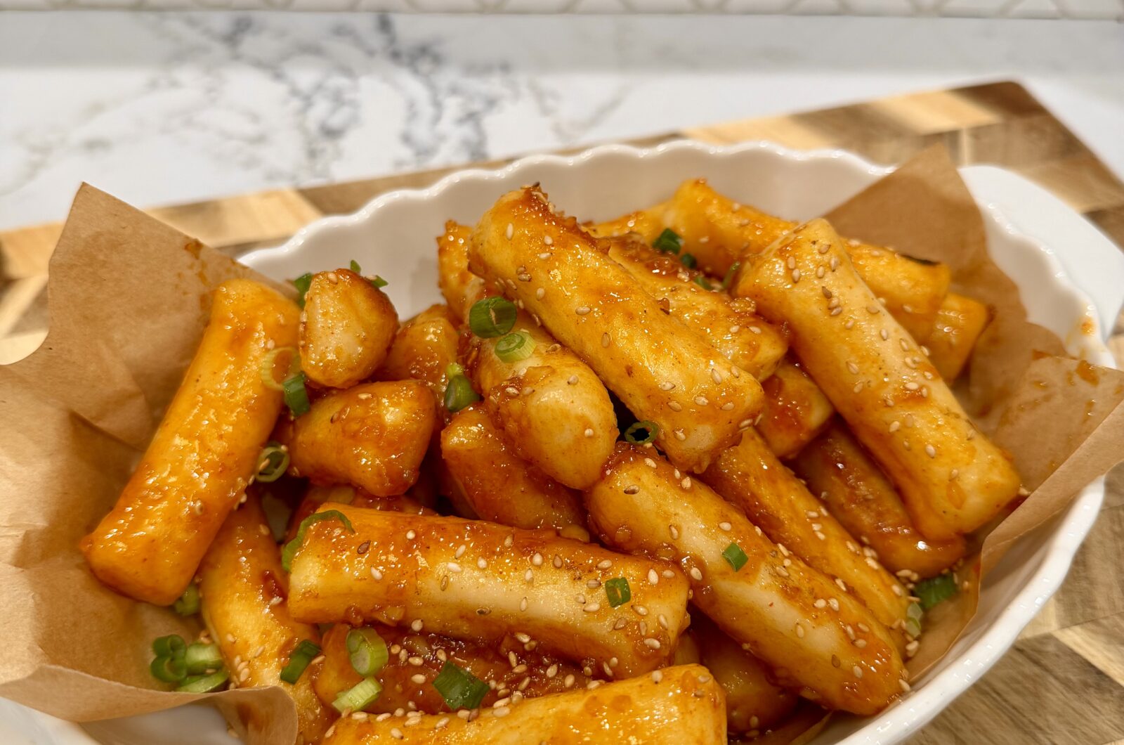 Sweet and Spicy Crispy Rice Cakes