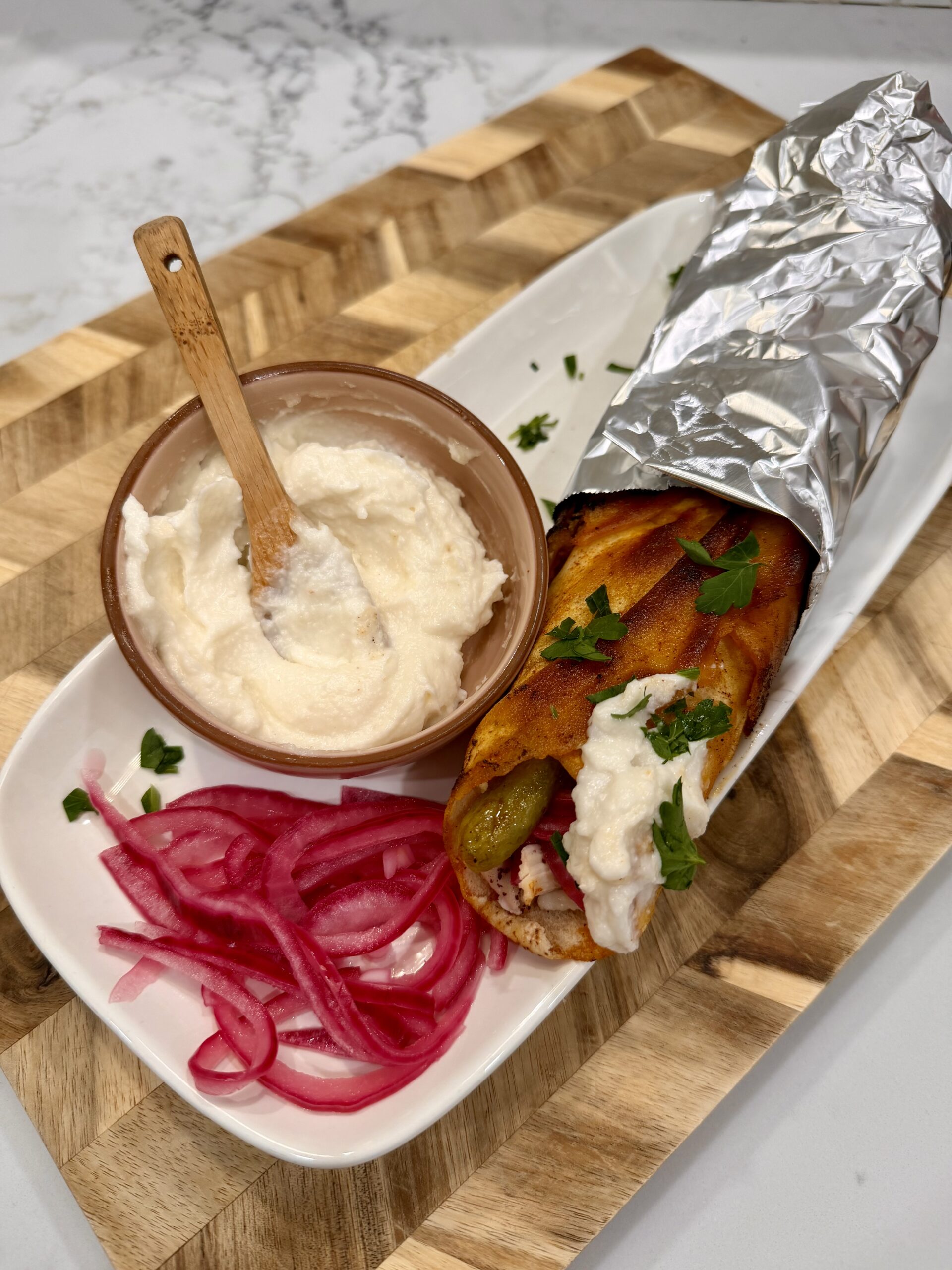 Easy 10 Minute Crispy Chicken Pita Wrap