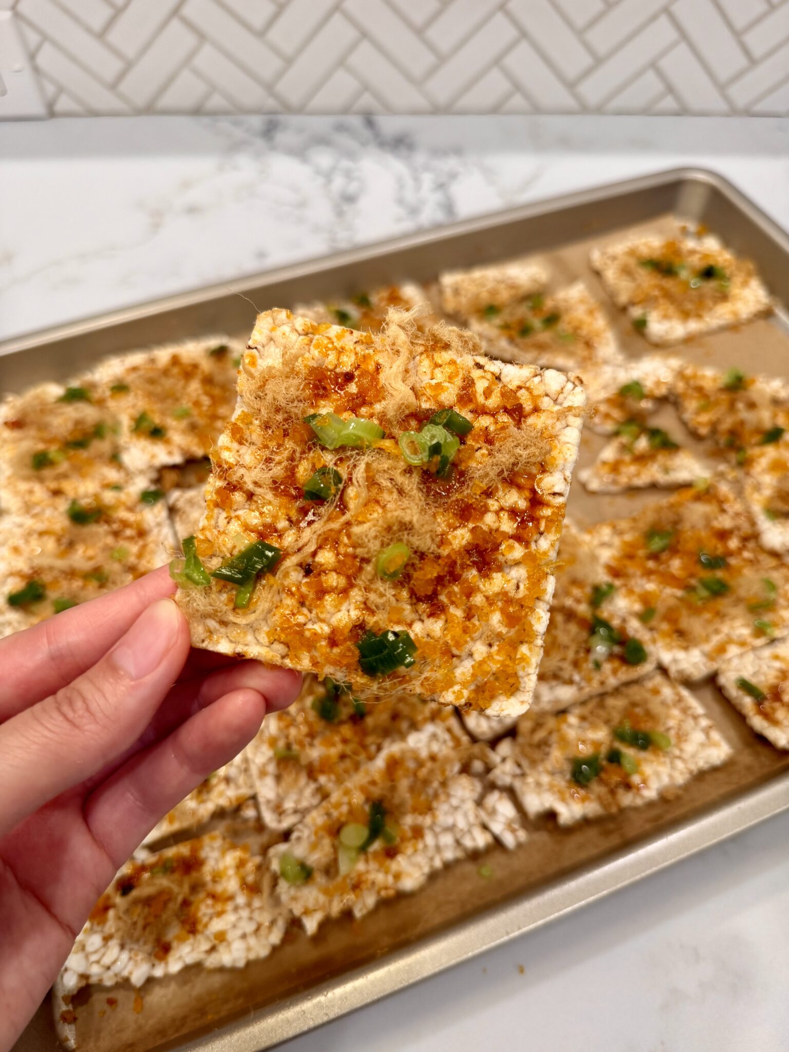 Juju Rice Shortcut Com Chay (Vietnamese Crispy Rice Snack) - TheSpicyJuju