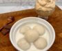 Milk Chocolate Rice Balls with Sea Salt Coffee Cream