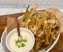 Crispy Scallion Fries with Ranch