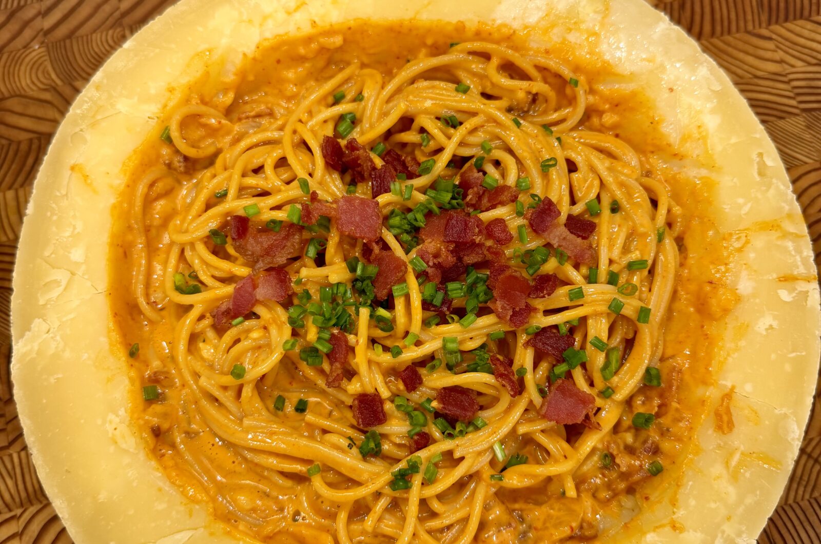 Kimchi Bacon Carbonara 