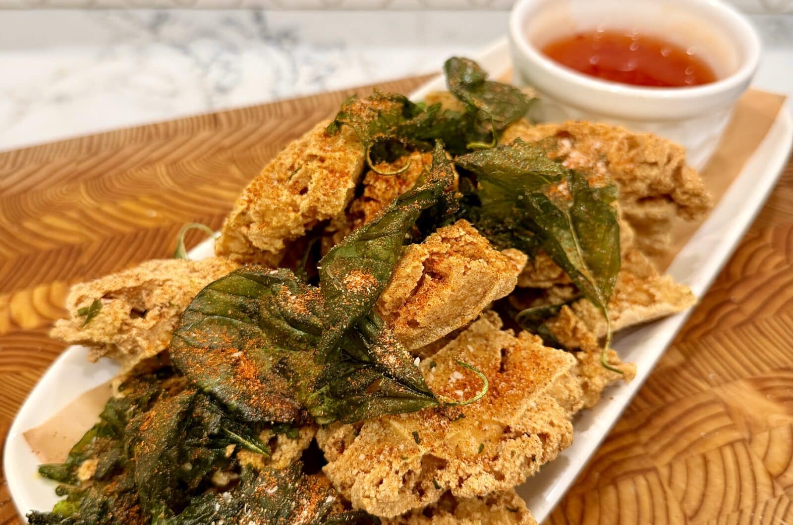 Crispy Taiwanese Popcorn Tofu  