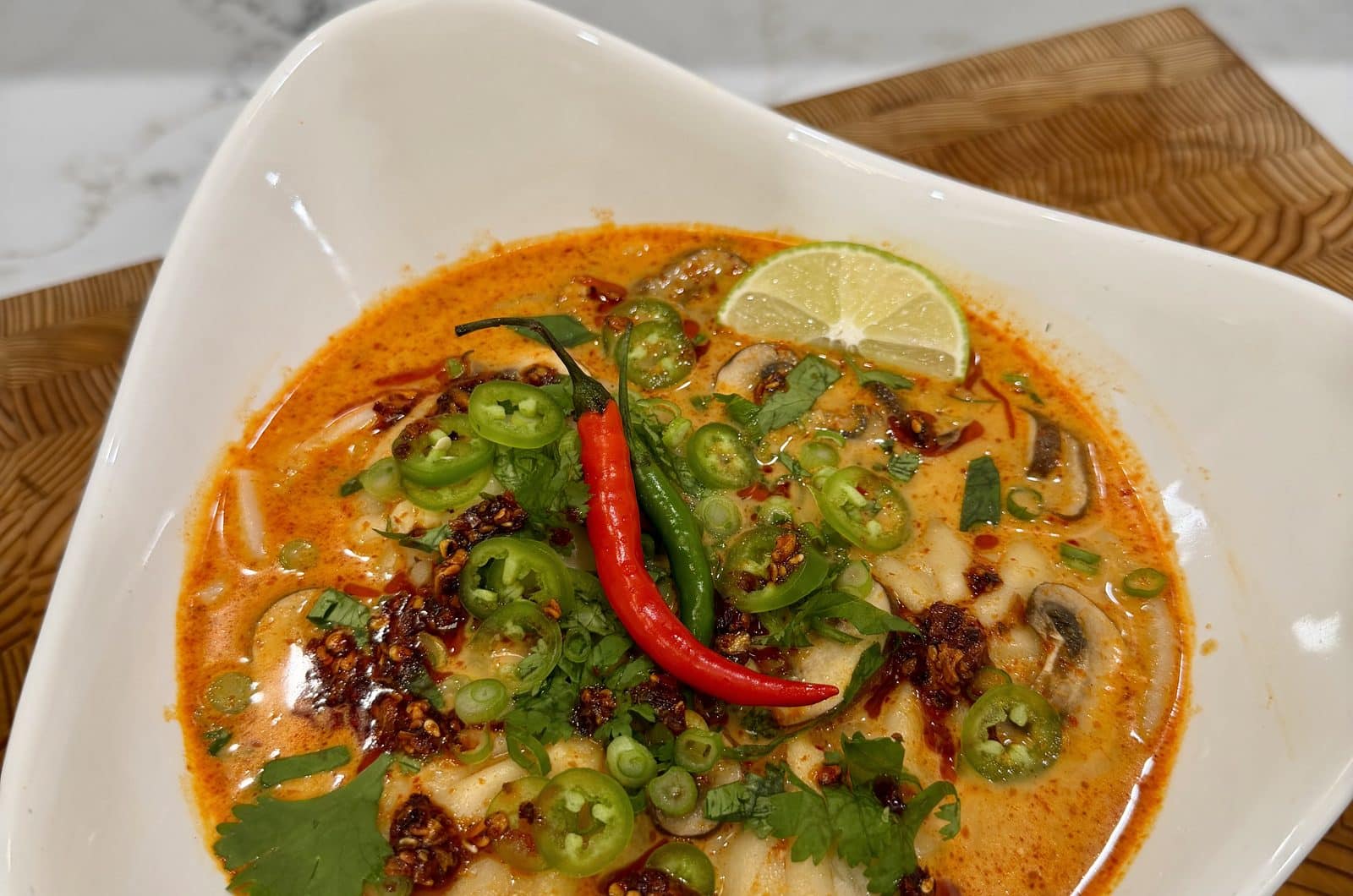 15 Minutes Thai Red Curry Udon